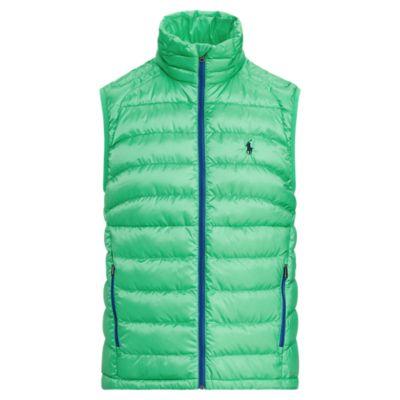 Ralph Lauren Packable Ripstop Down Vest Course Green