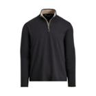 Ralph Lauren Stretch Jersey Pullover Polo Black/tuscan Sand