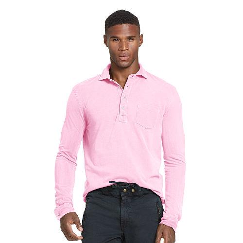 Polo Ralph Lauren Featherweight Mesh Polo Shirt Carmel Pink