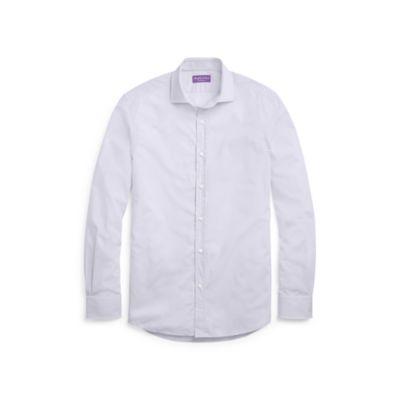 Ralph Lauren Cotton Broadcloth Dress Shirt Purple
