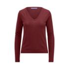 Ralph Lauren Merino Wool V-neck Sweater Bordeaux