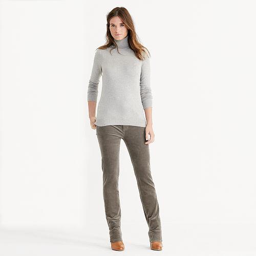 Ralph Lauren Lauren Premier Straight Corduroy Pant Snuff
