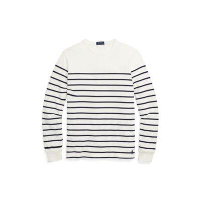 Ralph Lauren Striped Cotton Jersey Pullover Nevis/french Navy