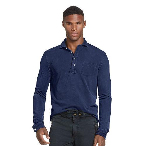 Polo Ralph Lauren Featherweight Mesh Polo Shirt Newport Navy