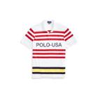 Ralph Lauren Cp-93 Classic Fit Cotton Polo White Multi 1x Big