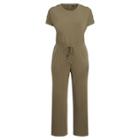 Ralph Lauren Jersey Wide-leg Jumpsuit Sage Moss