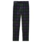 Ralph Lauren Polo Tartan Velvet Trouser Green/purple/red