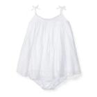 Ralph Lauren Smocked Cotton Dress & Bloomer White 3m