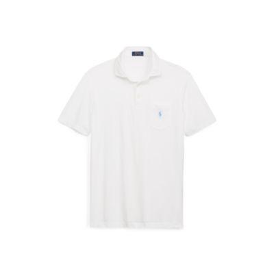 Ralph Lauren Classic Fit Mesh Polo Shirt Classic Oxford White