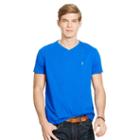 Polo Ralph Lauren Cotton Jersey V-neck T-shirt Pacific Royal