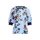 Ralph Lauren Blouson-sleeve Cotton Top Multi