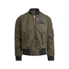 Ralph Lauren Twill Bomber Jacket Loden Grey