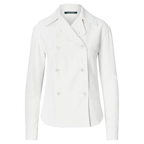 Ralph Lauren Lauren Double-breasted Shirt Herbal Milk