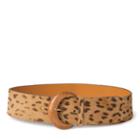 Ralph Lauren Leopard-print Haircalf Belt Leopard