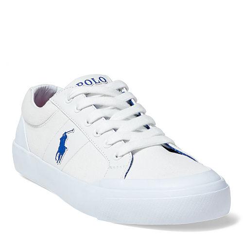 Polo Ralph Lauren Ian Canvas Sneaker Pure White
