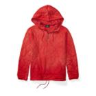Ralph Lauren Rrl Quilted Cotton Pullover Hoodie Country Red