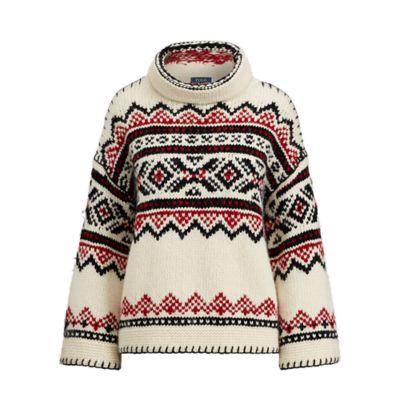 Ralph Lauren Fair Isle Funnelneck Sweater Multi