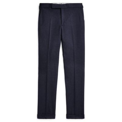 Ralph Lauren Polo Glen Plaid Suit Trouser Dark Navy And Black