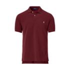 Ralph Lauren Cyo Custom-slim Fit Polo Shirt Fall Burgundy