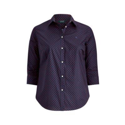 Ralph Lauren No-iron Button-down Shirt Navy/crimson