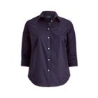 Ralph Lauren No-iron Button-down Shirt Navy/crimson