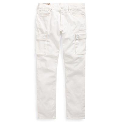 Ralph Lauren Stretch Cargo Jean Pence Baxter Cream