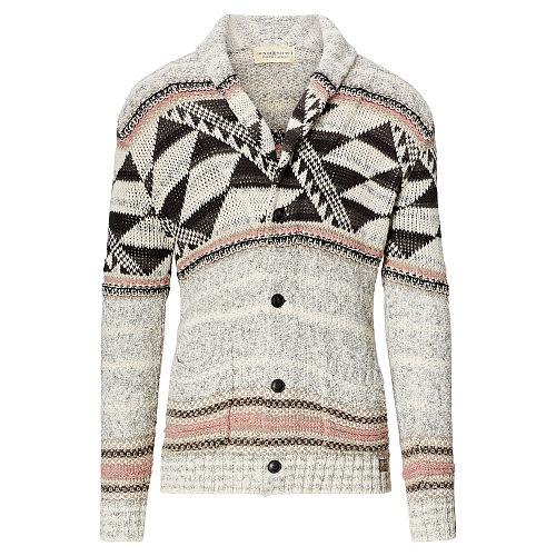 Ralph Lauren Denim & Supply Cotton-blend Shawl Cardigan Grey Multi