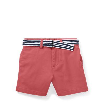 Ralph Lauren Belted Stretch Chino Short Adirondack Berry 6m