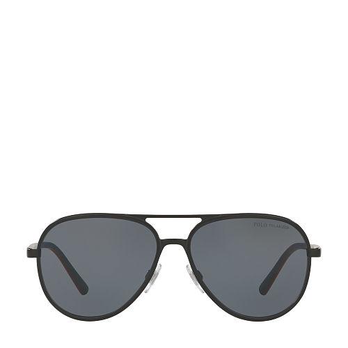 Polo Ralph Lauren Polo Color-blocked Sunglasses Semishiny Black