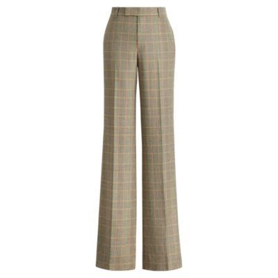 Ralph Lauren Corina Wool Straight Pant Multi