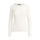 Ralph Lauren Zipper-trim Cotton-blend Top Mascarpone Cream