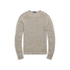 Ralph Lauren Waffle-knit Cotton T-shirt Dark Vintage Heather