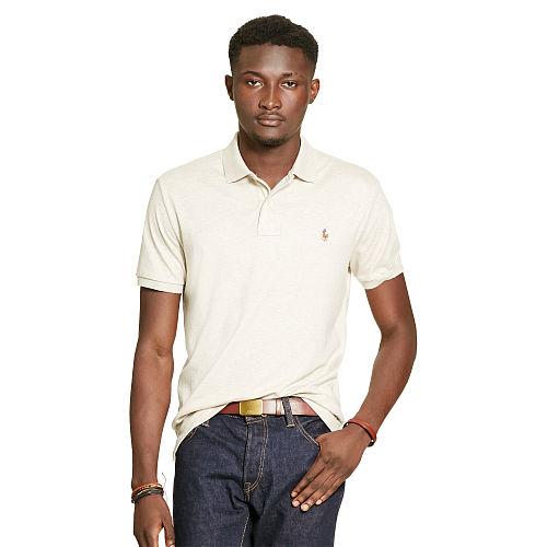 Polo Ralph Lauren Custom-fit Pima Cotton Polo Almond Heather