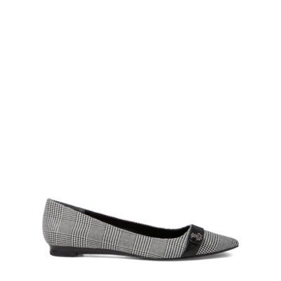 Ralph Lauren Aminah Ii Ballet Flat Black/cream/black
