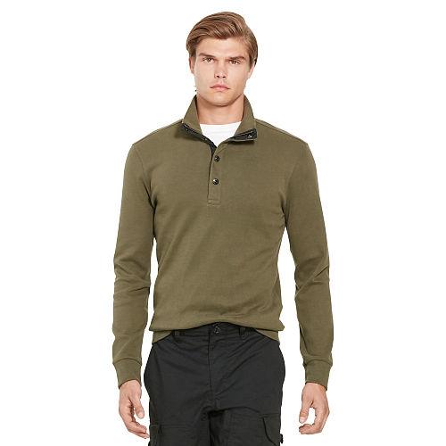 Polo Ralph Lauren Cotton Interlock Pullover Company Olive