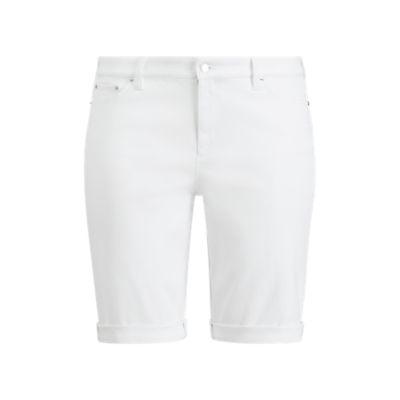 Ralph Lauren Superstretch Denim Short Bsr White