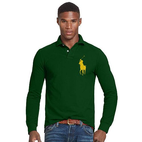 Polo Ralph Lauren Slim Fit Cotton Mesh Polo Northwest Pine