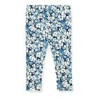 Ralph Lauren Floral Stretch Jersey Legging Blue/cream Multi 6m