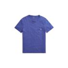 Ralph Lauren Custom Slim Fit Cotton T-shirt Yale Blue