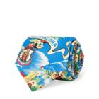Ralph Lauren Hawaiian Silk Habotai Tie Royal