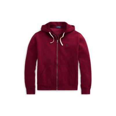 Ralph Lauren Cotton-blend-fleece Hoodie Classic Wine