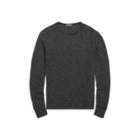 Ralph Lauren Waffle-knit Cotton T-shirt Black Marl Heather