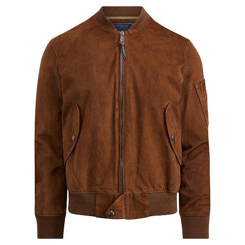Polo Ralph Lauren Suede Bomber Jacket