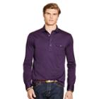 Polo Ralph Lauren Hampton Cotton Jersey Shirt Hunter Purple