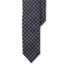 Ralph Lauren Print Mulberry Silk Narrow Tie Navy/white