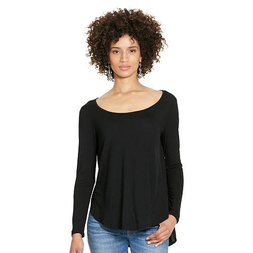Polo Ralph Lauren Jersey Scoopneck Tee Polo Black