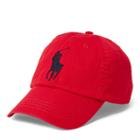 Polo Ralph Lauren Cotton Chino Sport Cap Target Red
