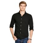 Polo Ralph Lauren Slim-fit Cotton Twill Shirt Polo Black