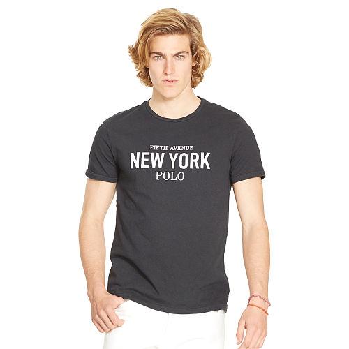 Polo Ralph Lauren Custom-fit Graphic T-shirt Polo Black