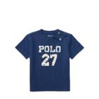 Ralph Lauren Cotton Jersey Graphic Tee Fresco Blue 3m